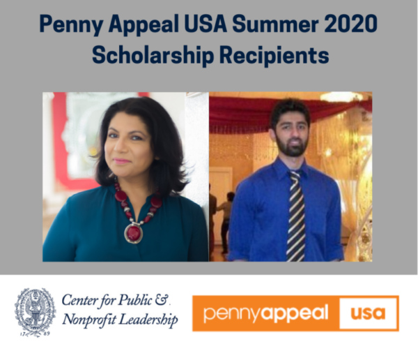 Penny Appeal USA Scholarship Center For Public Nonprofit Leadership   Penny Appeal USA Scholarship E1600367874375 